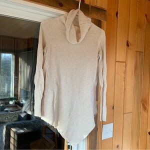 Cream color cowl neck sweater